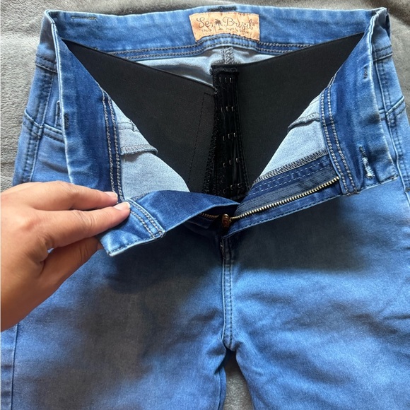 Women's Dark Blue Skinny Jeans - Picture 4 of 13